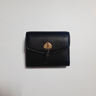 ケイトスペードニューヨーク(kate spade new york)のケイトスペード　折りたたみ財布　ブラック(財布)