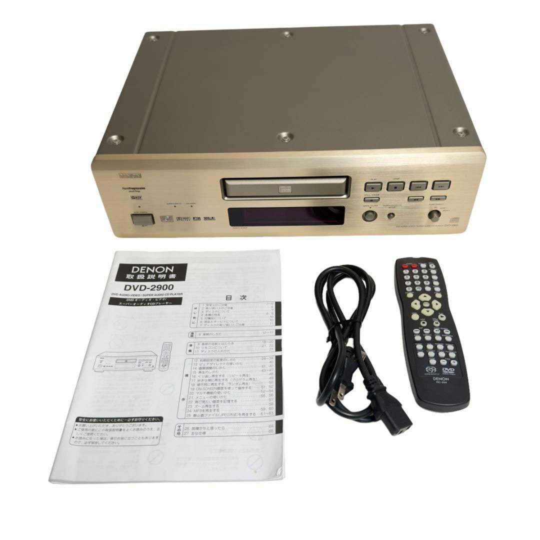 美品 DENON DVD/CDプレイヤー DVD-2900 スマホ/家電/カメラのテレビ/映像機器(DVDプレーヤー)の商品写真