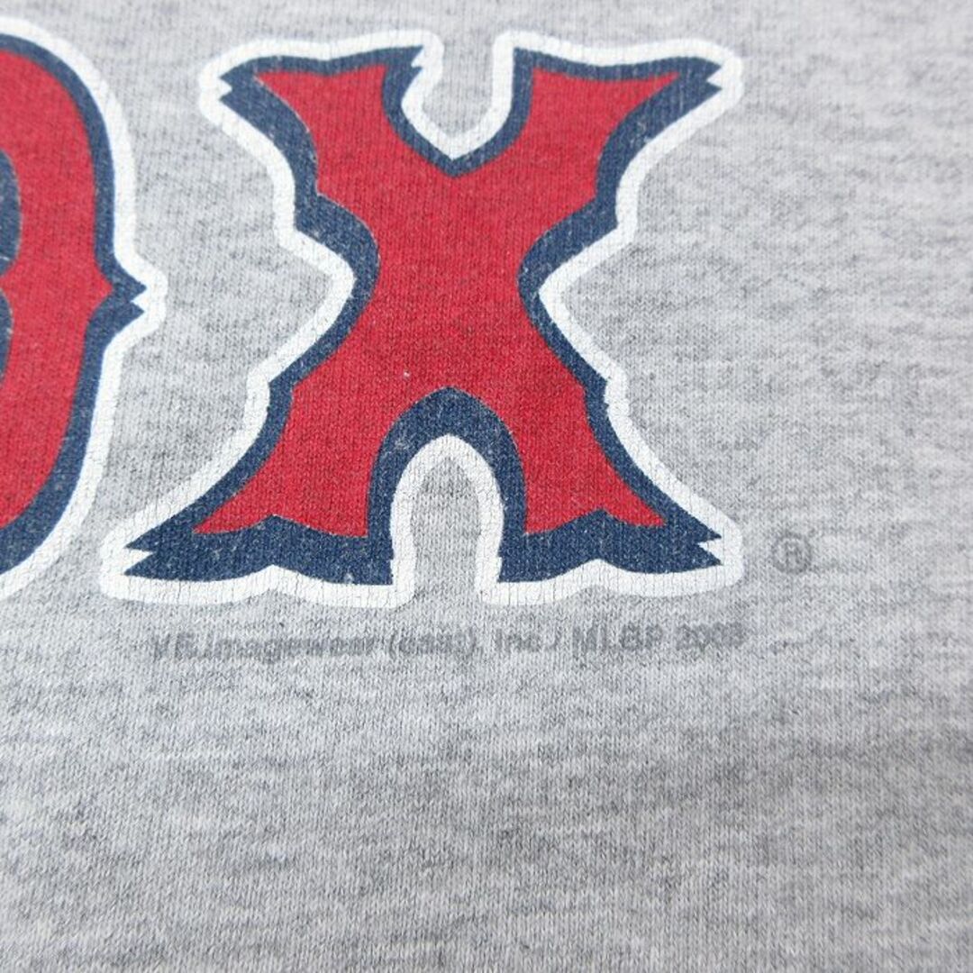 Lee(リー)のXL★古着 リー Lee 半袖 ビンテージ Tシャツ メンズ 00年代 00s MLB ボストンレッドソックス 大きいサイズ クルーネック グレー 霜降り メジャーリーグ ベースボール 野球 23apr13 中古 メンズのトップス(Tシャツ/カットソー(半袖/袖なし))の商品写真