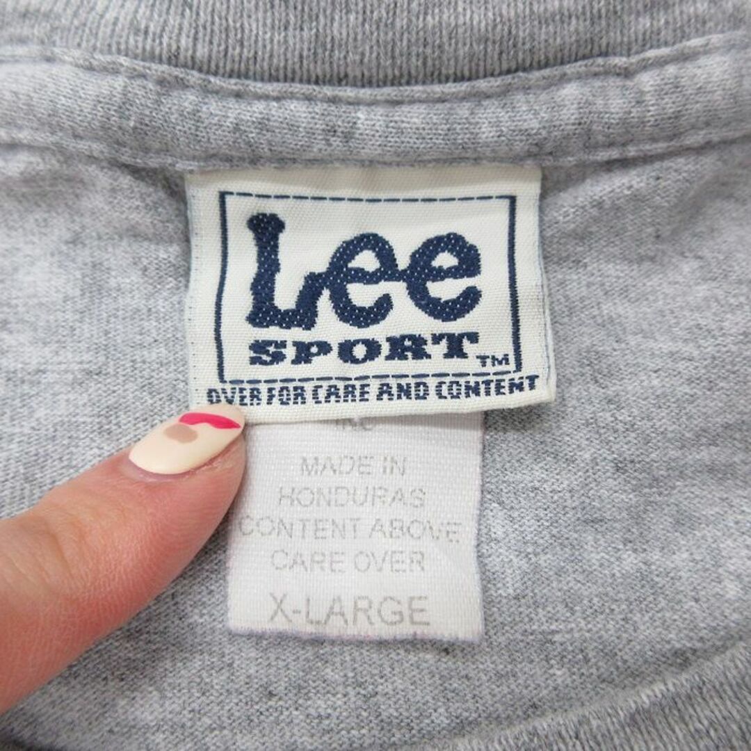 Lee(リー)のXL★古着 リー Lee 半袖 ビンテージ Tシャツ メンズ 00年代 00s MLB ボストンレッドソックス 大きいサイズ クルーネック グレー 霜降り メジャーリーグ ベースボール 野球 23apr13 中古 メンズのトップス(Tシャツ/カットソー(半袖/袖なし))の商品写真