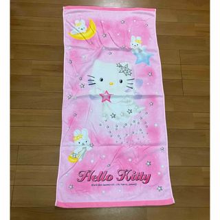 サンリオ(サンリオ)のHello Kitty ハローキティ 大判タオルケット 天使 エンジェル 星 (タオルケット)