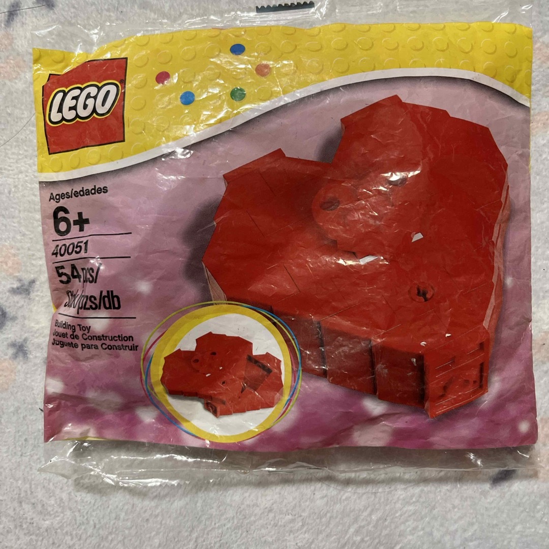 Lego(レゴ)のレゴブロック☆ハートボックス　バレンタイン エンタメ/ホビーのおもちゃ/ぬいぐるみ(その他)の商品写真