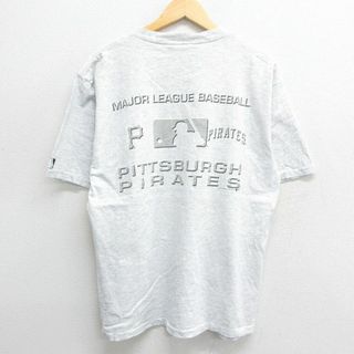 L★古着 半袖 ビンテージ Tシャツ メンズ 90年代 90s MLB ピッツバーグパイレーツ コットン ピンク タイダイ 【spe】 23apr15 中古(Tシャツ/カットソー(半袖/袖なし))