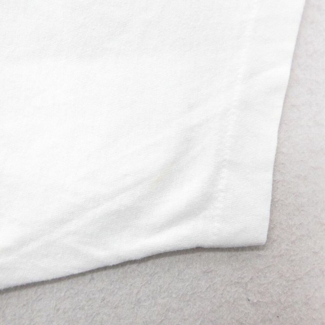 XL★古着 半袖 ビンテージ Tシャツ メンズ 00年代 00s リサイクルライフ 献血 赤十字 レッド 大きいサイズ クルーネック 白 ホワイト 23apr17 中古 メンズのトップス(Tシャツ/カットソー(半袖/袖なし))の商品写真