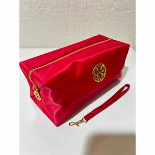 トリーバーチ(Tory Burch)の未使用品★トリーバーチ★ナイロンコスメポーチ、赤レッド(ポーチ)