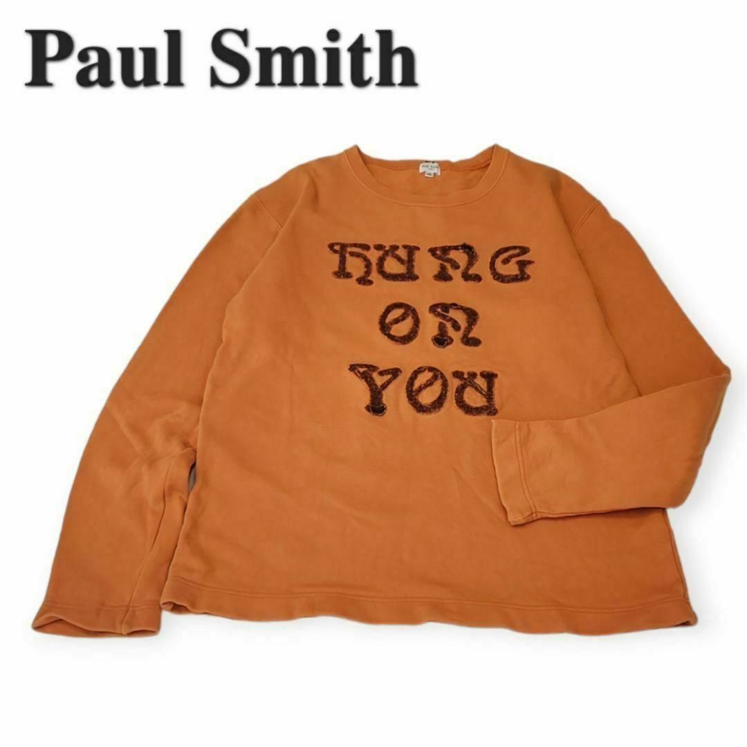 Paul Smith(ポールスミス)の【ポールスミス】Paul Smith　やまぶきいろ　ダメージトレーナー　メンズ メンズのトップス(Tシャツ/カットソー(七分/長袖))の商品写真