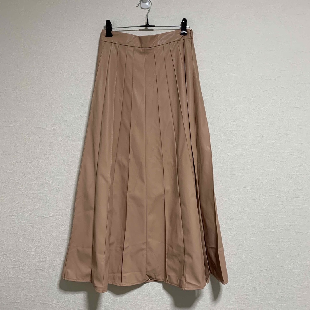 AG by aquagirl(エージーバイアクアガール)のフェイクレザープリーツスカート レディースのスカート(ロングスカート)の商品写真