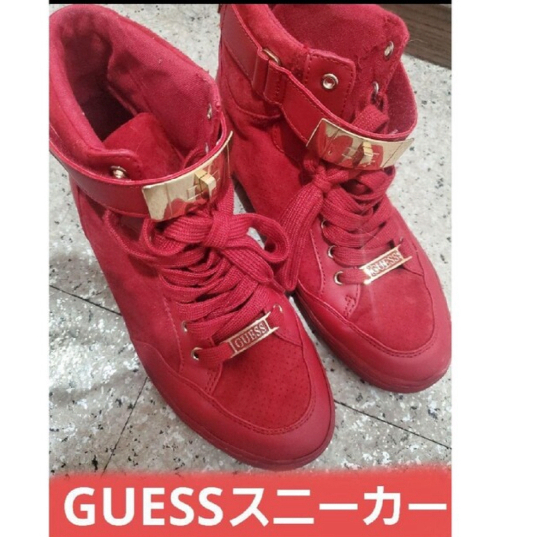 GUESS(ゲス)のGUESS ハイカットスニーカー最終値下 レディースの靴/シューズ(スニーカー)の商品写真