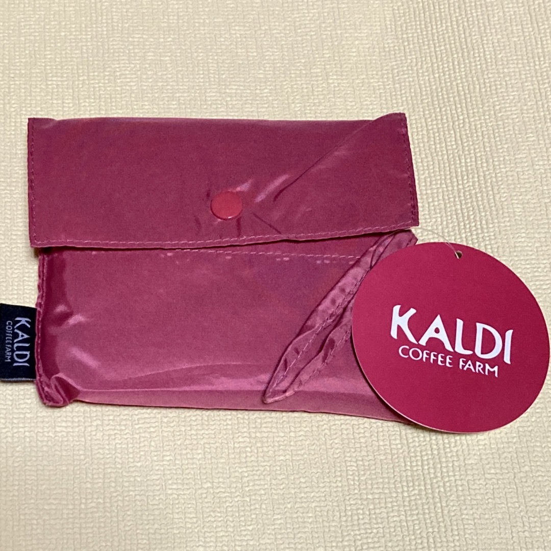 KALDI(カルディ)のカルディ オンライン 限定 カラー スモーキーピンク エコバッグ レディースのバッグ(エコバッグ)の商品写真