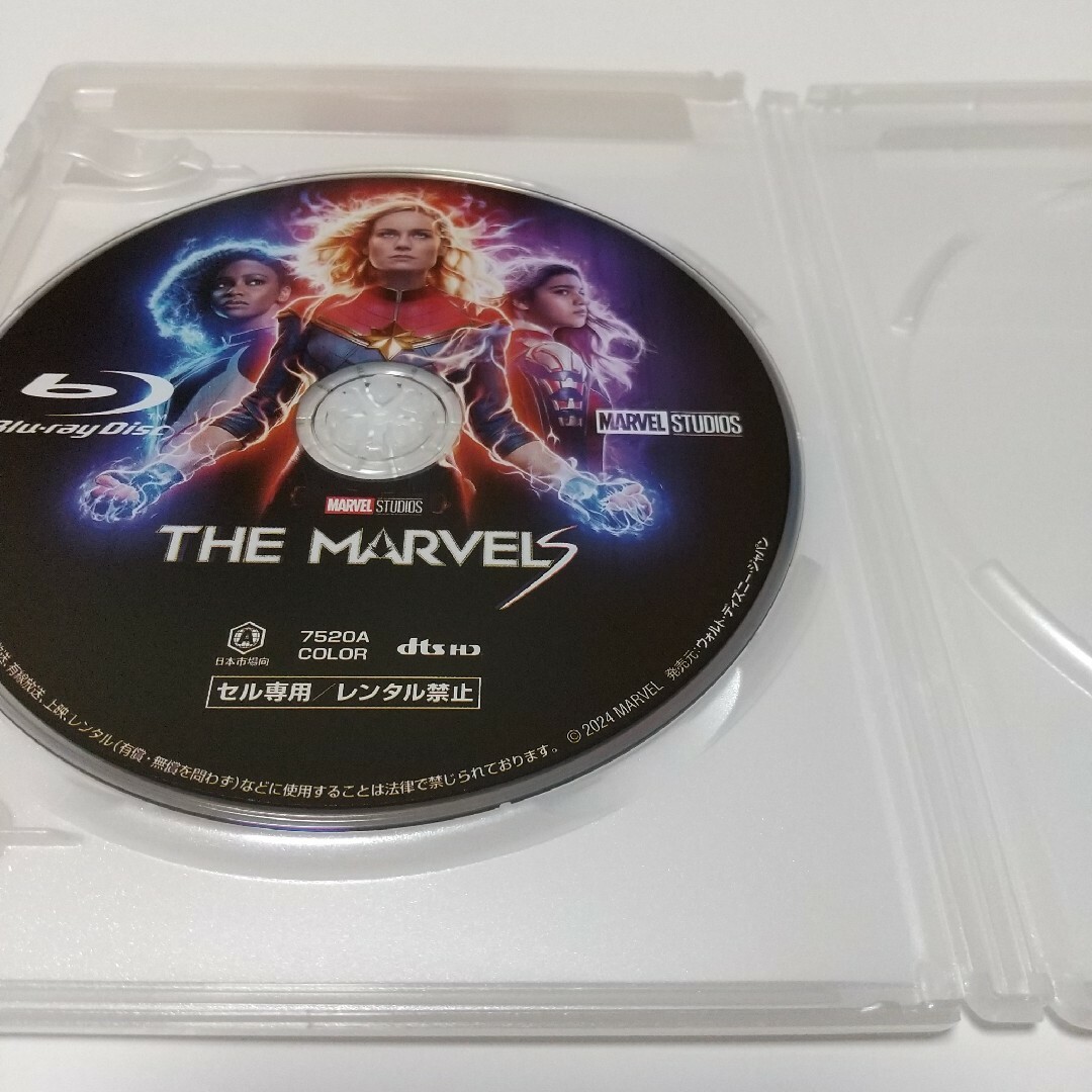 MARVEL(マーベル)の「マーベルズ ('23米)」ブルーレイ＋純正ケース付き エンタメ/ホビーのDVD/ブルーレイ(キッズ/ファミリー)の商品写真