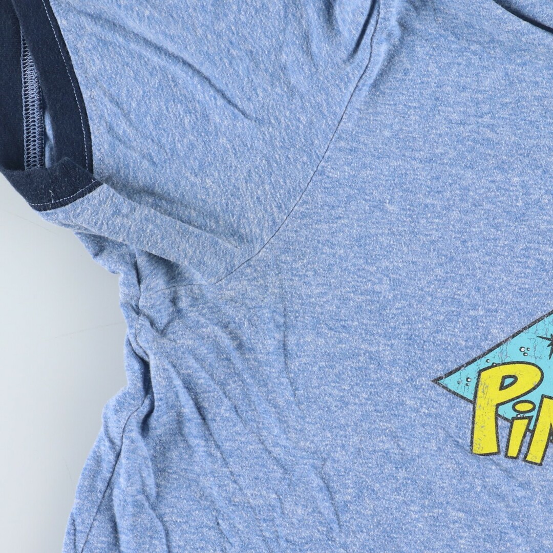 古着 PINKY AND THE BRAIN ピンキー ブレイン リンガーT キャラクタープリントTシャツ メンズXXL /eaa428527 メンズのトップス(Tシャツ/カットソー(半袖/袖なし))の商品写真
