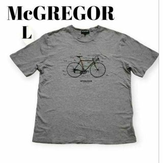 マックレガー(McGREGOR)の【McGREGOR】半袖Tシャツ　グレー　L　メンズ　ユニセックス　レディース(Tシャツ/カットソー(半袖/袖なし))