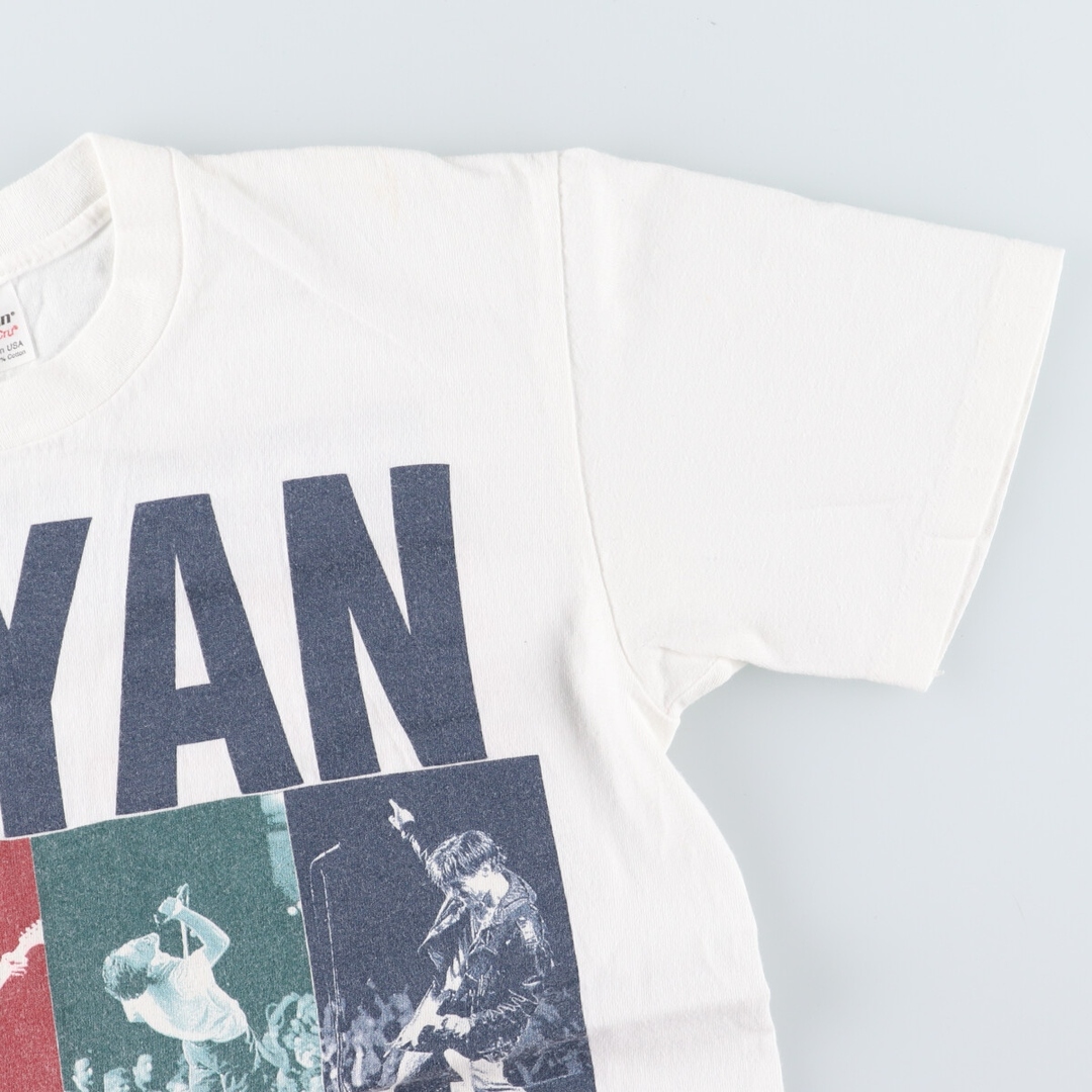 古着 90年代 BRYAN ADAMS ブライアンアダムス 両面プリント バンドTシャツ バンT USA製 メンズM ヴィンテージ /eaa425362 メンズのトップス(Tシャツ/カットソー(半袖/袖なし))の商品写真
