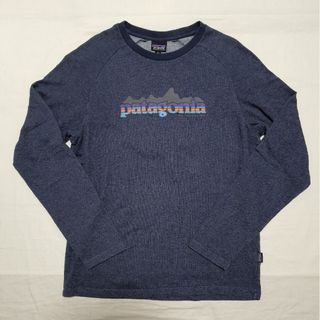 パタゴニア(patagonia)のパタゴニア ライトウェイトスウェットクルー M ネイビー  長袖 ロンT(Tシャツ/カットソー(七分/長袖))