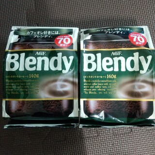 アジノモトエージーエフ(味の素AGF)の2個 味の素 ＡＧＦ ブレンディ　インスタントコーヒー １４０ｇ袋(コーヒー)
