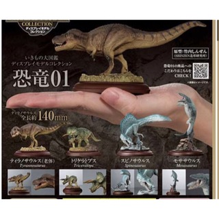 バンダイ(BANDAI)のいきもの大図鑑　ディスプレイコレクション　恐竜01  全種類　コンプリート(その他)