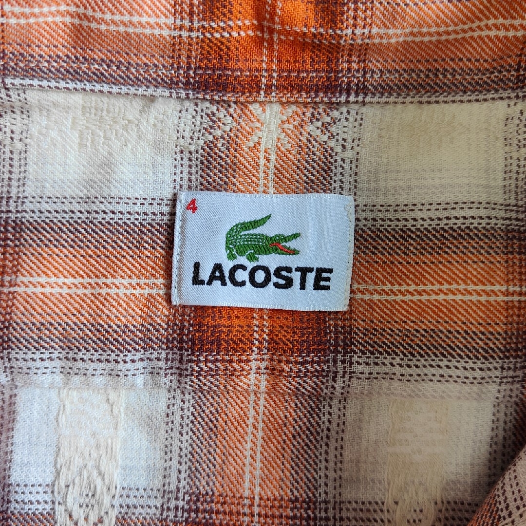 LACOSTE(ラコステ)の【LACOSTE】ラコステ ロゴ刺繍 ネイティブ柄折デザインシャツ メンズのトップス(シャツ)の商品写真