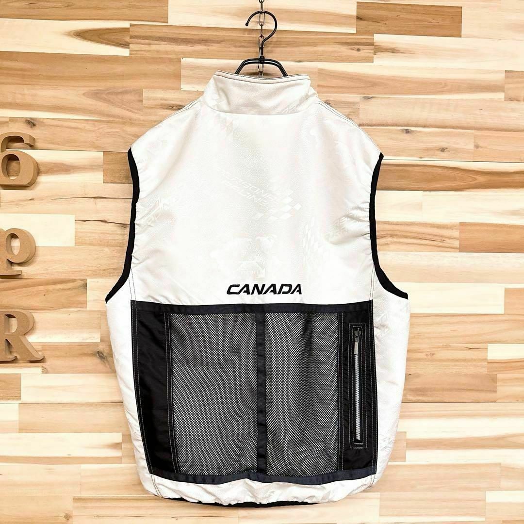 激レア/廃番【デサント】カナダ CANADA ベスト スキー ウェア M 激レア/廃番【デサント】カナダ CANADA ベスト スキー ウェア M