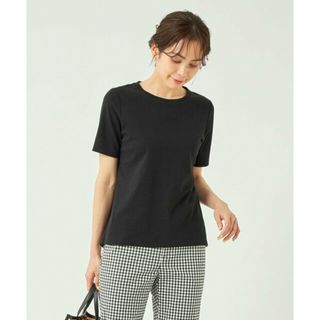 ユナイテッドアローズグリーンレーベルリラクシング(UNITED ARROWS green label relaxing)の【BLACK】ビジネス フィット プルオーバー カットソー Tシャツ -汗染み防止-(カットソー(長袖/七分))