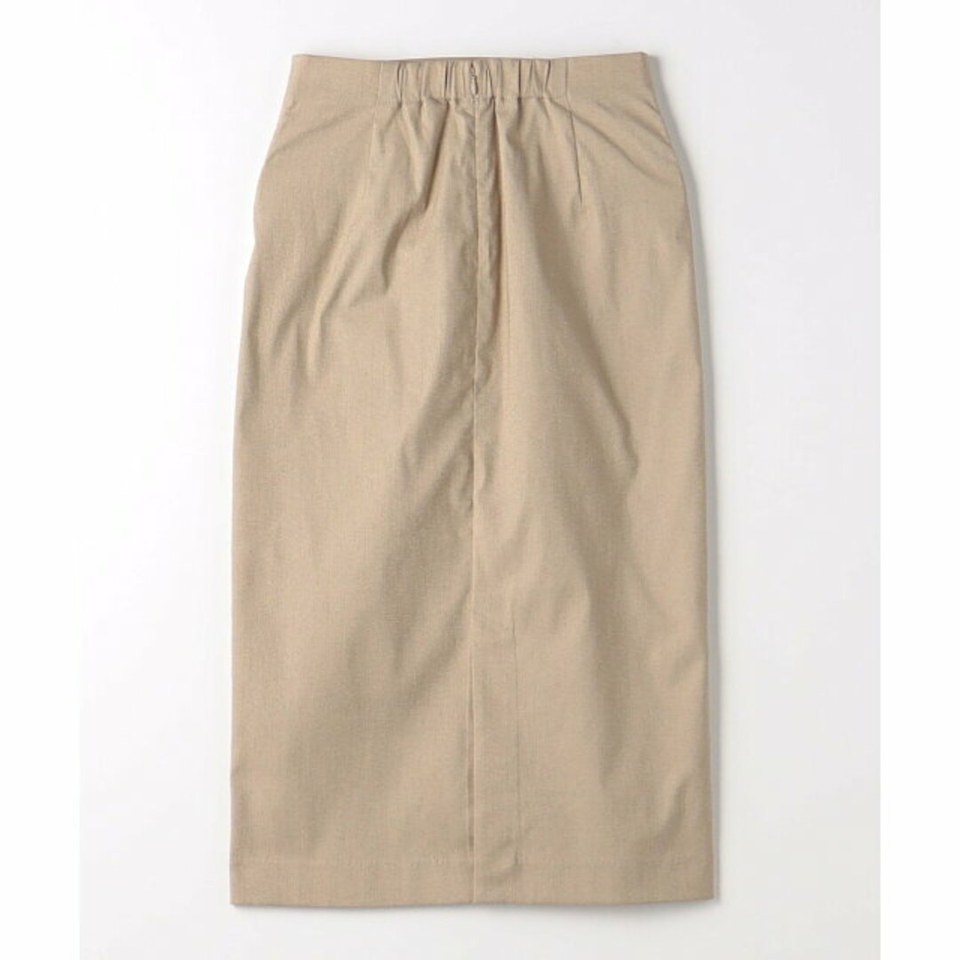 UNITED ARROWS green label relaxing(ユナイテッドアローズグリーンレーベルリラクシング)の【BEIGE】スラブマット ジップ ポケット タイト スカート -ストレッチ- レディースのスカート(ロングスカート)の商品写真