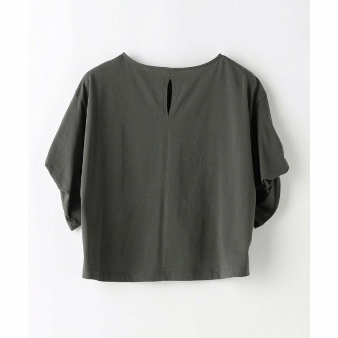 UNITED ARROWS green label relaxing(ユナイテッドアローズグリーンレーベルリラクシング)の【DK.GRAY】ツイストスリーブドルマン Tシャツ レディースのトップス(カットソー(長袖/七分))の商品写真