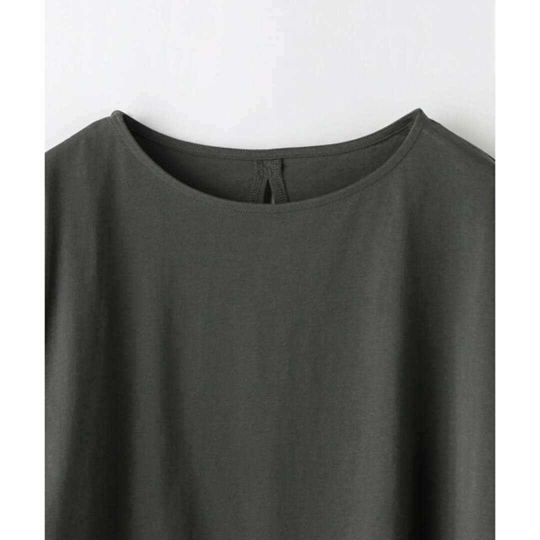 UNITED ARROWS green label relaxing(ユナイテッドアローズグリーンレーベルリラクシング)の【DK.GRAY】ツイストスリーブドルマン Tシャツ レディースのトップス(カットソー(長袖/七分))の商品写真