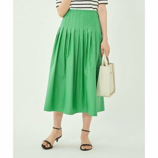 ユナイテッドアローズグリーンレーベルリラクシング(UNITED ARROWS green label relaxing)の【KELLY】クラフト タック カラー フレア スカート(ロングスカート)