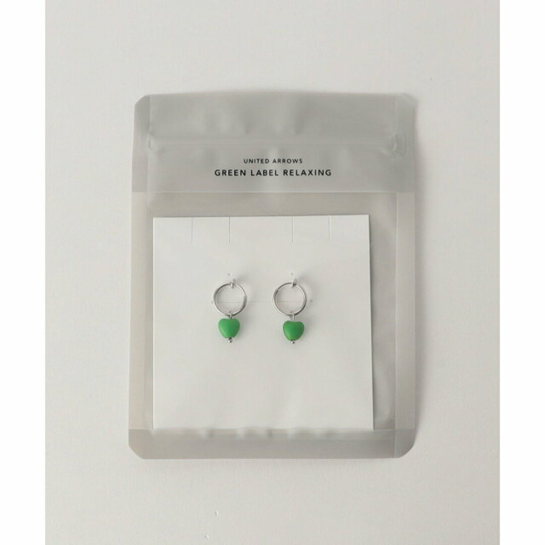 UNITED ARROWS green label relaxing(ユナイテッドアローズグリーンレーベルリラクシング)の【KELLY】【FREE】ハート STN 2WAY イヤリング レディースのアクセサリー(イヤリング)の商品写真