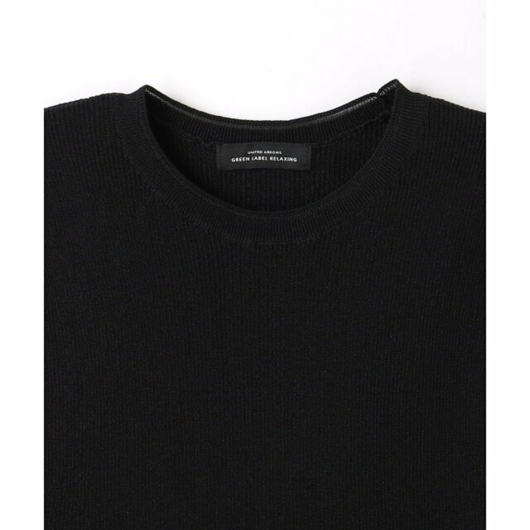 UNITED ARROWS green label relaxing(ユナイテッドアローズグリーンレーベルリラクシング)の【BLACK】【FREE】ハイツイスト リブ ノースリーブ プルオーバー ニット -ウォッシャブル- レディースのトップス(ニット/セーター)の商品写真