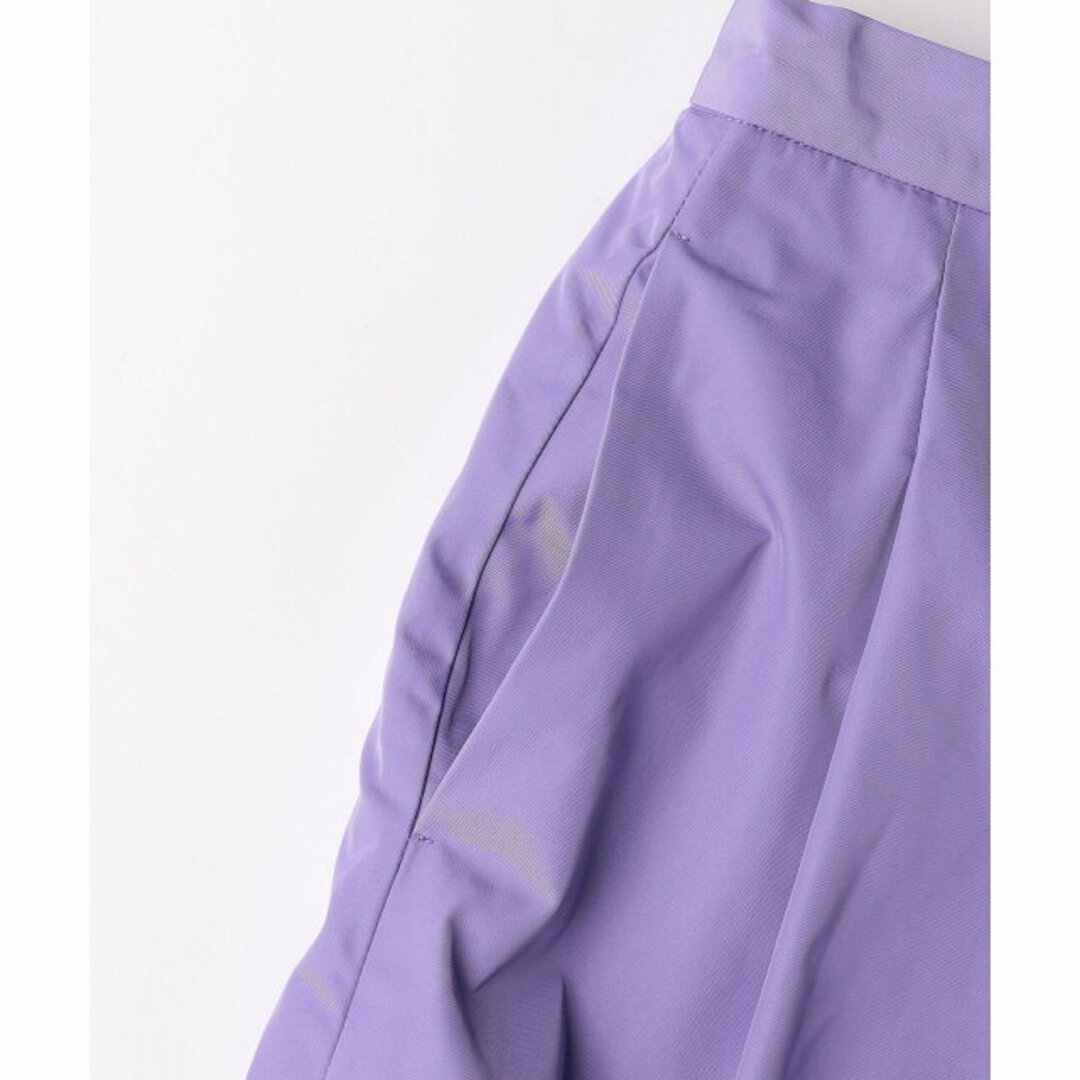 UNITED ARROWS green label relaxing(ユナイテッドアローズグリーンレーベルリラクシング)の【PURPLE】ライトメモリー タフタ フレア スカート レディースのスカート(ひざ丈スカート)の商品写真