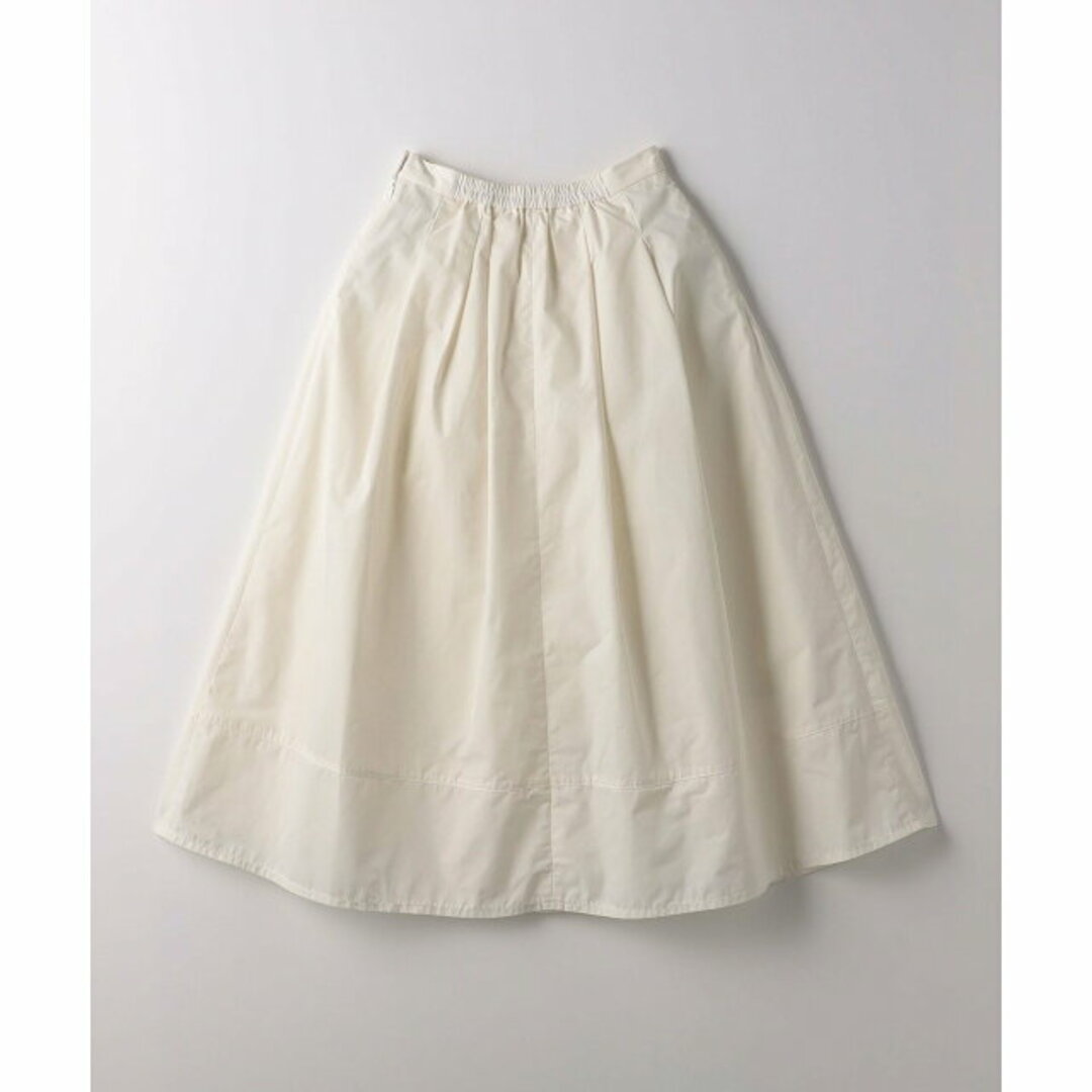 UNITED ARROWS green label relaxing(ユナイテッドアローズグリーンレーベルリラクシング)の【WHITE】ライトメモリー タフタ フレア スカート レディースのスカート(ひざ丈スカート)の商品写真