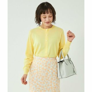 【YELLOW】ドラキー クルーネック カーディガン -ウォッシャブル・UVカット-