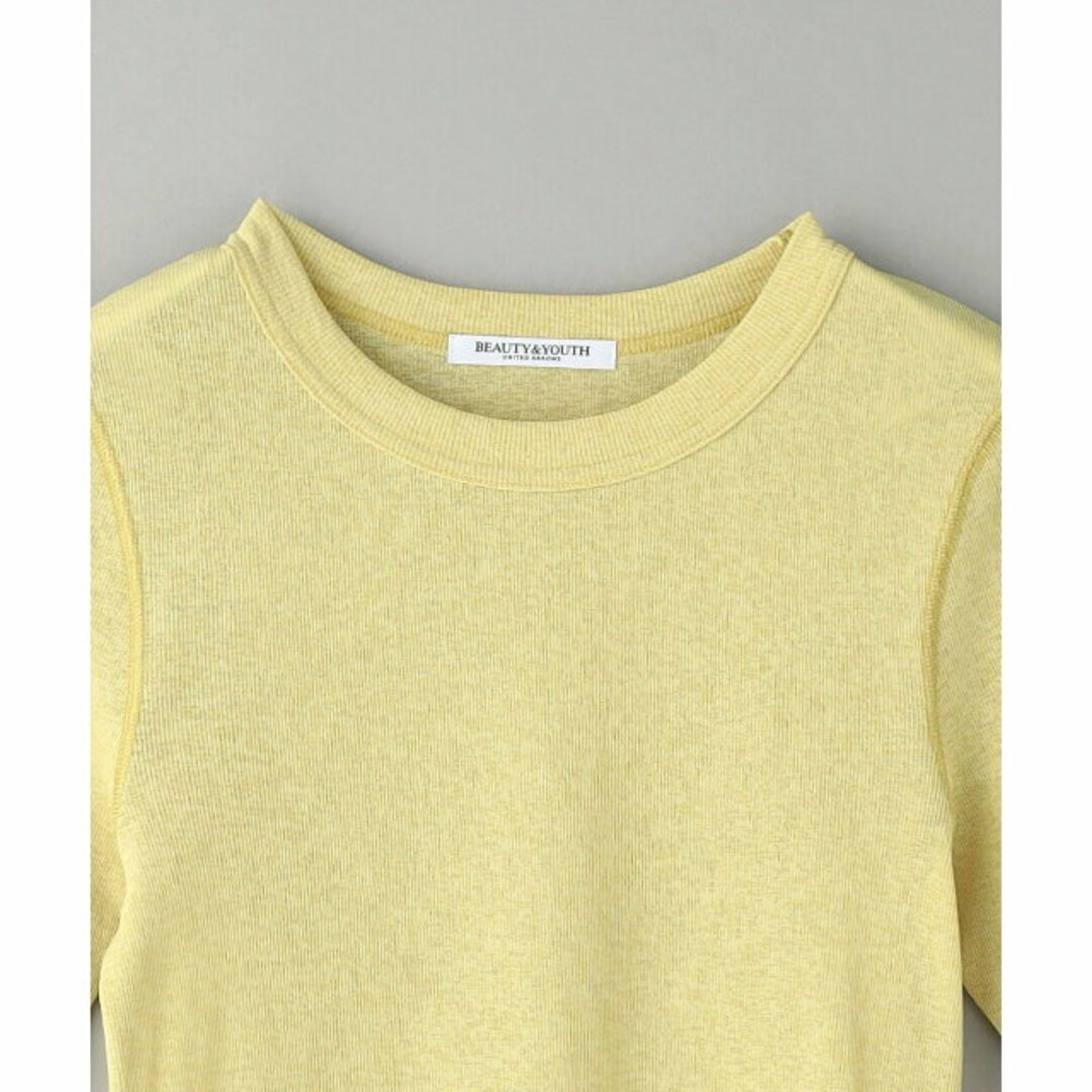 BEAUTY&YOUTH UNITED ARROWS(ビューティアンドユースユナイテッドアローズ)の【YELLOW】ポリエステル コンパクト Tシャツ レディースのトップス(カットソー(長袖/七分))の商品写真