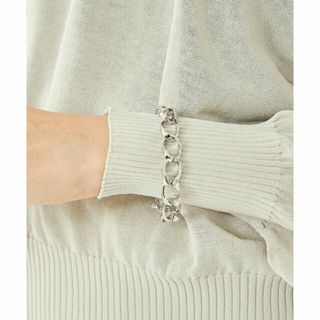 ユナイテッドアローズグリーンレーベルリラクシング(UNITED ARROWS green label relaxing)の【SILVER】カットチェーン ブレスレット(ブレスレット/バングル)