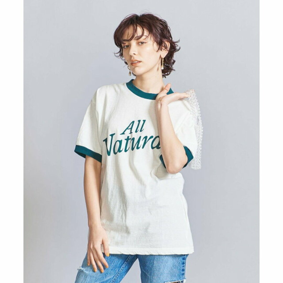 BEAUTY&YOUTH UNITED ARROWS(ビューティアンドユースユナイテッドアローズ)の【WHITE】【別注】<INSCRIRE>リンガーTシャツ レディースのトップス(カットソー(長袖/七分))の商品写真