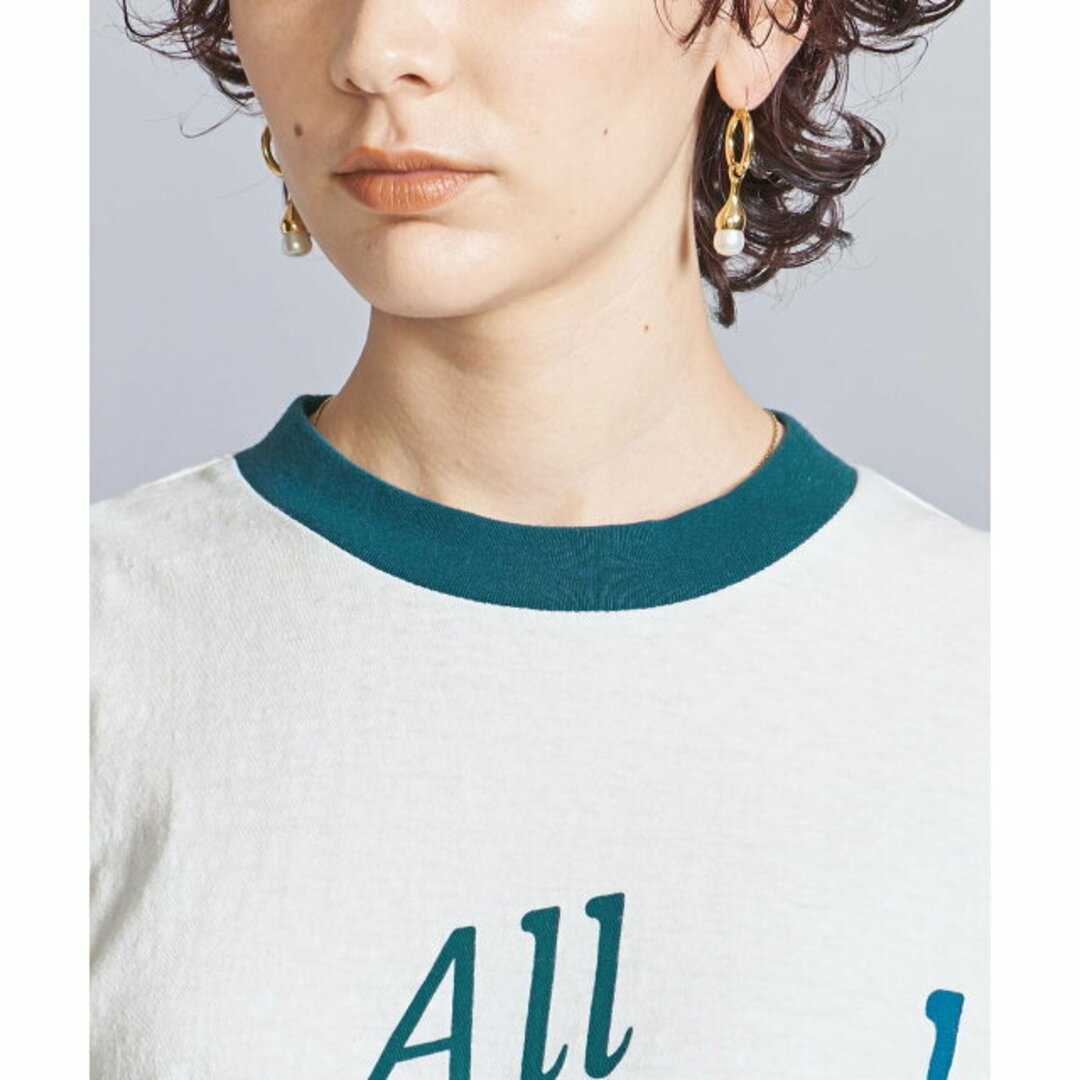 BEAUTY&YOUTH UNITED ARROWS(ビューティアンドユースユナイテッドアローズ)の【WHITE】【別注】<INSCRIRE>リンガーTシャツ レディースのトップス(カットソー(長袖/七分))の商品写真