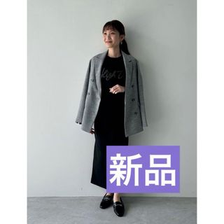 ストラ(Stola.)のストラ新品★大人百花掲載ユンナ着★速乾セミピークドラペルダブルジャケットスーツ(テーラードジャケット)