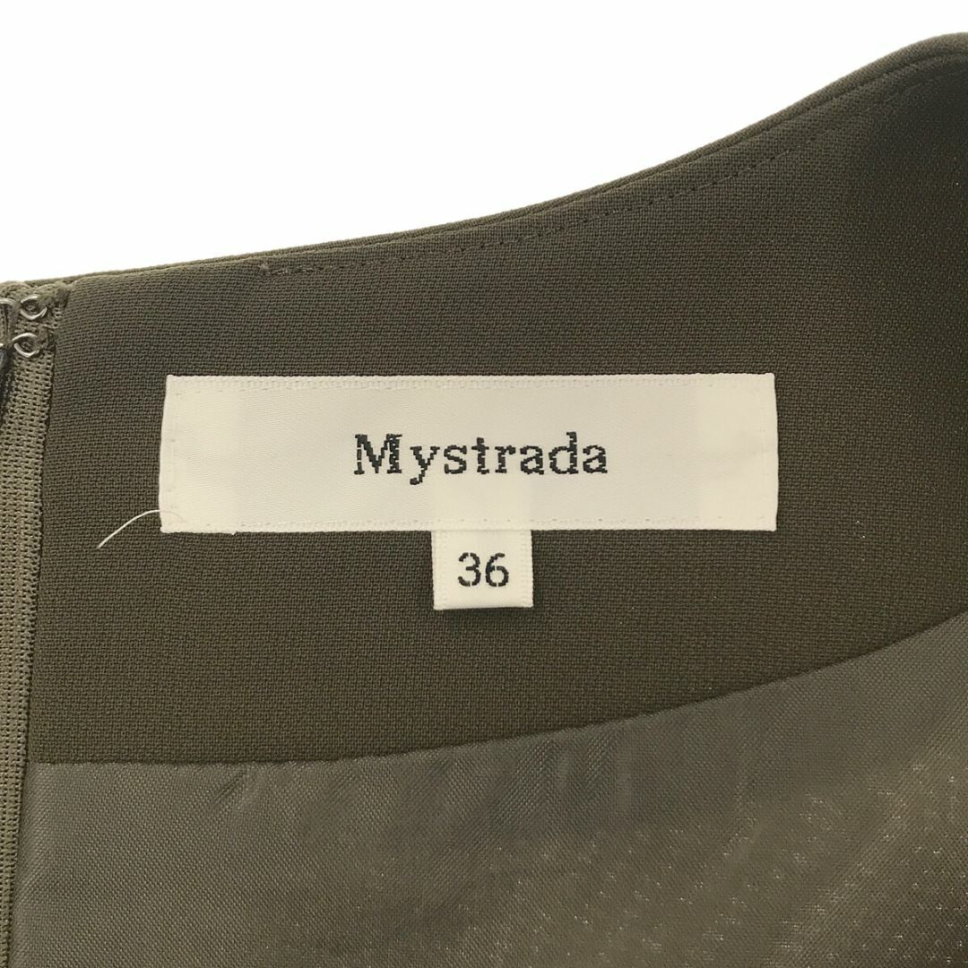 Mystrada(マイストラーダ)のMystrada マイストラーダ ワンピース ひざ丈 袖なし ノースリーブ レディースのワンピース(ひざ丈ワンピース)の商品写真