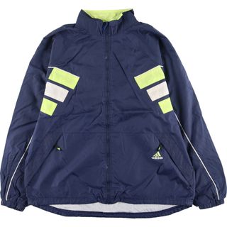 アディダス(adidas)の古着 90年代 アディダス adidas バックロゴ ナイロンジャケット メンズL ヴィンテージ /eaa425844(ナイロンジャケット)