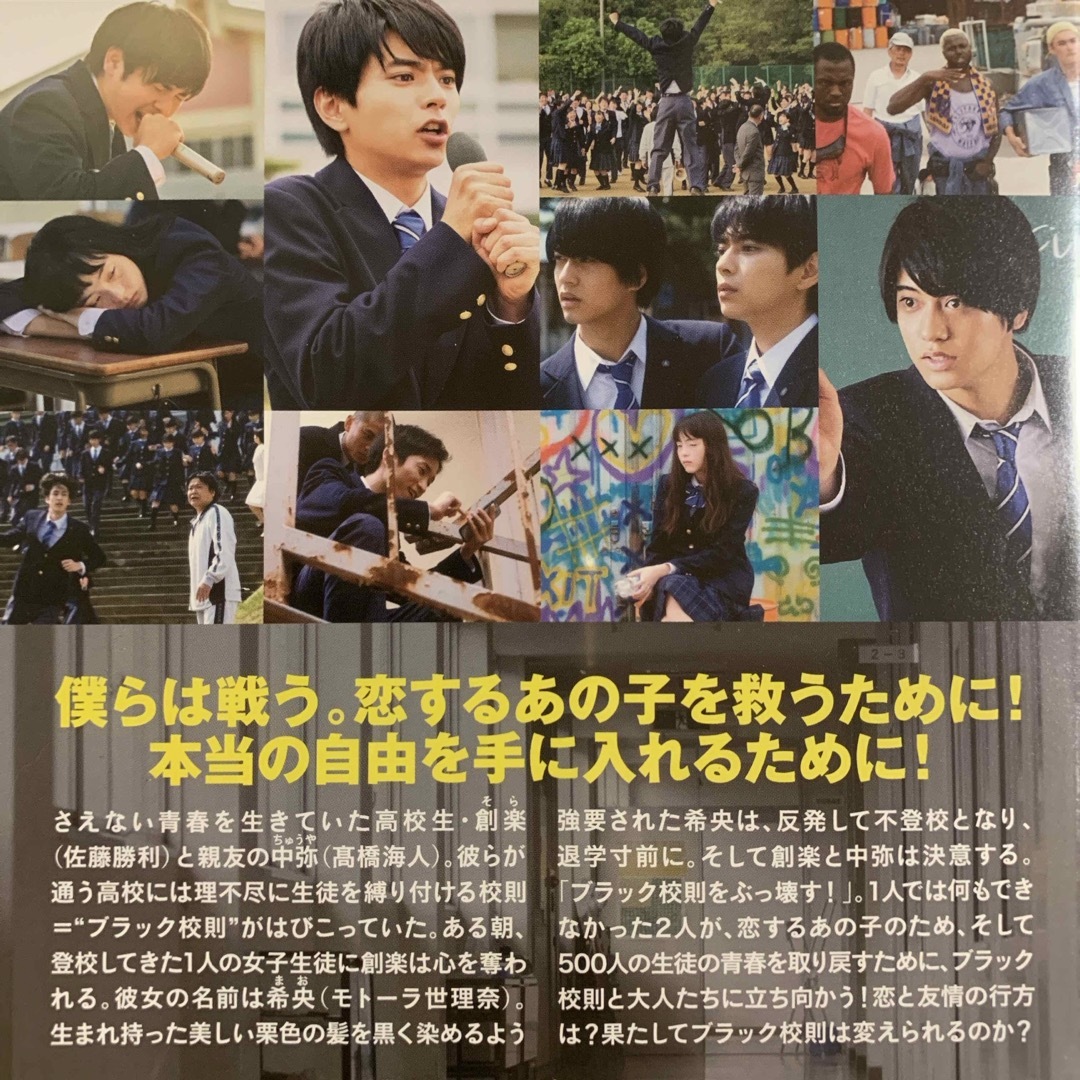 DVD ブラック校則 佐藤勝利 髙橋海人 レンタル落ち 研磨 クリーニング済み エンタメ/ホビーのDVD/ブルーレイ(日本映画)の商品写真