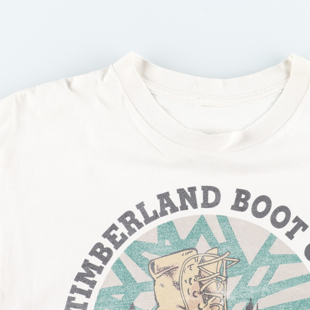 Timberland(ティンバーランド)の古着 90年代 ティンバーランド Timberland 半袖 プリントTシャツ メンズL ヴィンテージ /eaa428131 メンズのトップス(Tシャツ/カットソー(半袖/袖なし))の商品写真