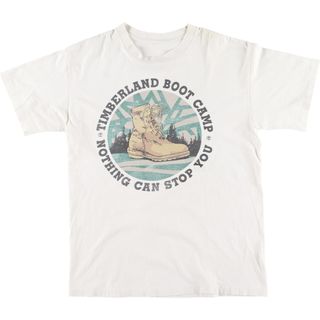 ティンバーランド(Timberland)の古着 90年代 ティンバーランド Timberland 半袖 プリントTシャツ メンズL ヴィンテージ /eaa428131(Tシャツ/カットソー(半袖/袖なし))