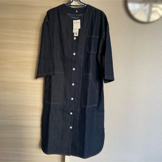 メルロー(merlot)の新品タグ付き♡merlot ロングデニムジャケット(Gジャン/デニムジャケット)