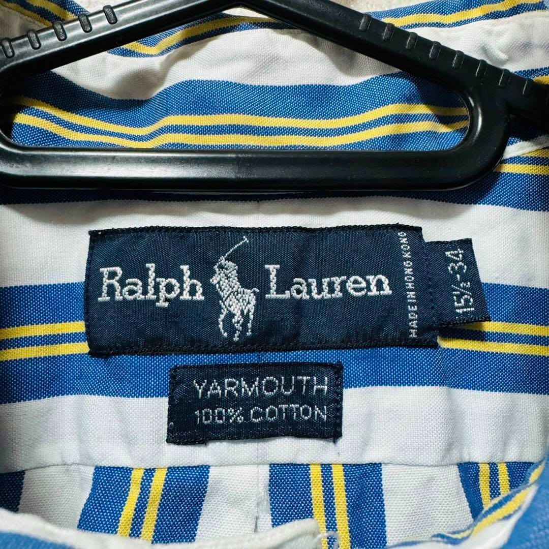 Ralph Lauren(ラルフローレン)の【希少】ラルフローレン BDシャツ ストライプシャツ 半袖 ポニー ヴィンテージ メンズのトップス(シャツ)の商品写真