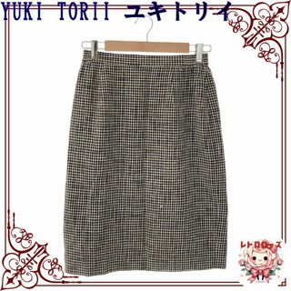 ユキトリイインターナショナル(YUKI TORII INTERNATIONAL)のYUKI TORII ユキトリイ スカート ひざ丈 タイト レディース 総柄(ひざ丈スカート)