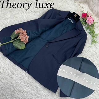 Theory luxe - セオリーリュクス レディース Mサイズ テーラードジャケット ネイビー ブレザー