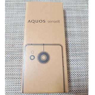 アクオス(AQUOS)の新品　AQUOS sense8 SHARP SH-M26 コバルトブラック(スマートフォン本体)