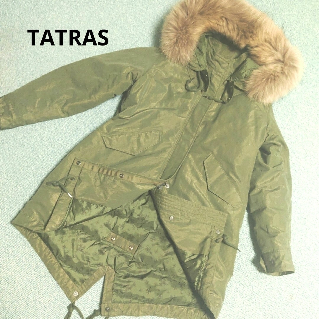 TATRAS(タトラス)のTATRASタトラス高級Rライン　モッズダウンコート　美品 レディースのジャケット/アウター(ダウンコート)の商品写真