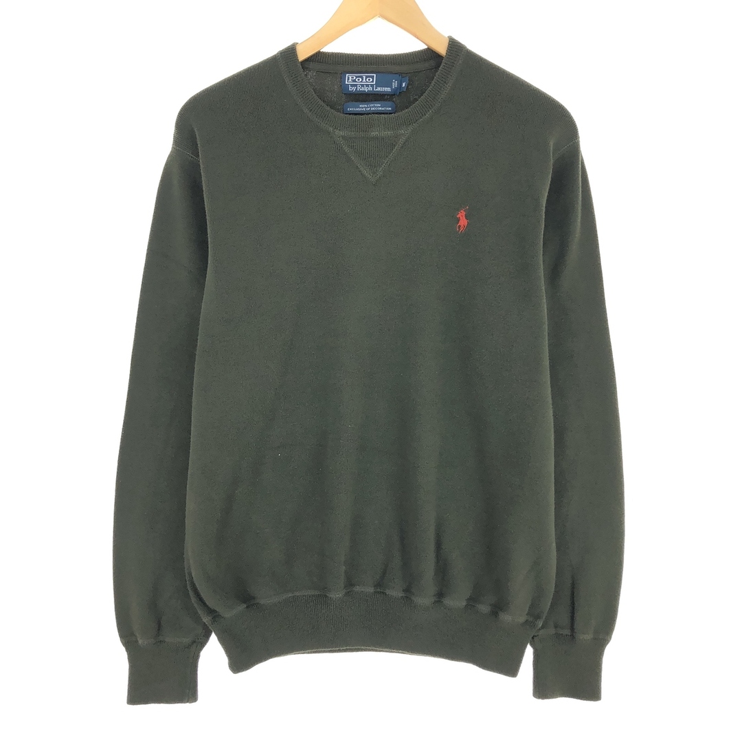 Ralph Lauren(ラルフローレン)の古着 ラルフローレン Ralph Lauren POLO by Ralph Lauren コットンニットセーター メンズM /eaa399412 メンズのトップス(ニット/セーター)の商品写真