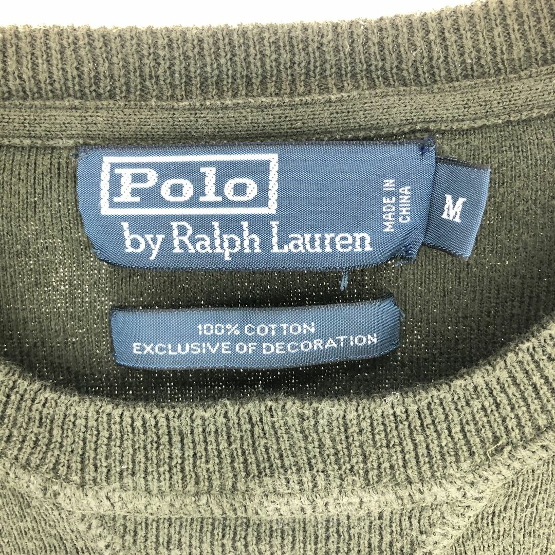 Ralph Lauren(ラルフローレン)の古着 ラルフローレン Ralph Lauren POLO by Ralph Lauren コットンニットセーター メンズM /eaa399412 メンズのトップス(ニット/セーター)の商品写真